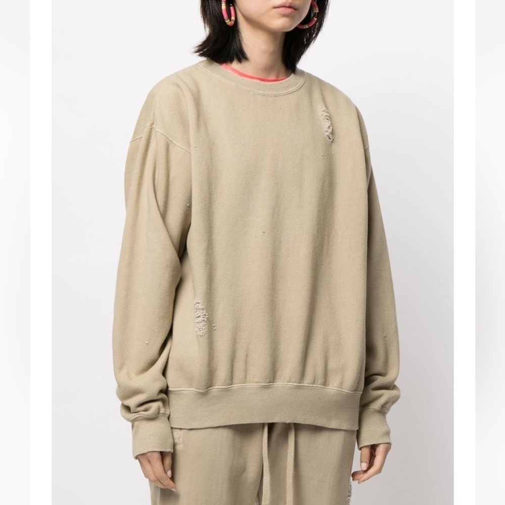 La Detresse | Distressed Crewneck Sweatshirt